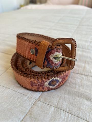 Handwoven Guatemalan Whip-Stitched Belt