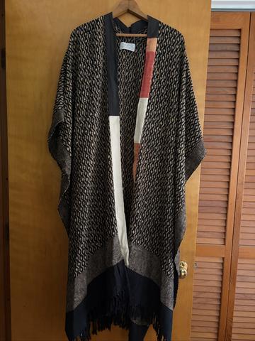 scarf poncho