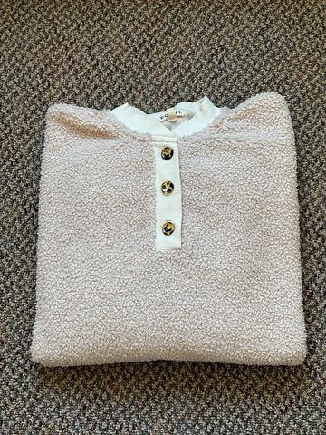 Mini Sherpa Henley Sweatshirt