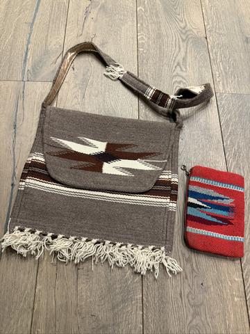 Wool bag + coin purse