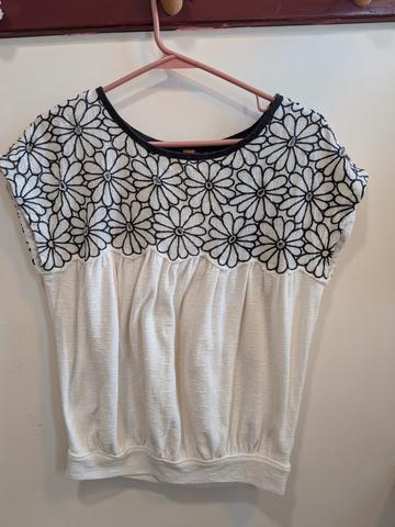 Free People embroidered top