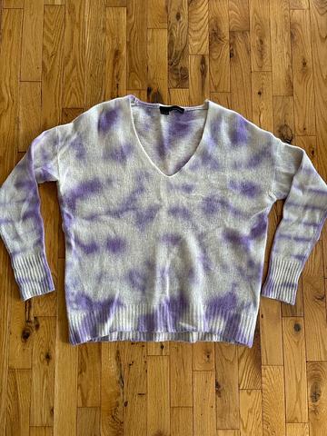 Tie dye cashmere sweater