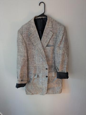Silk suit jacket