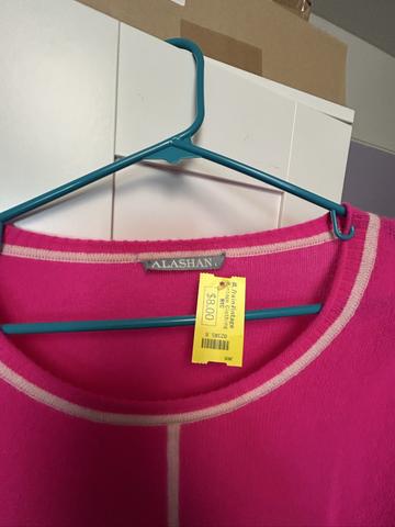 Hot Pink Cashmere Sweater