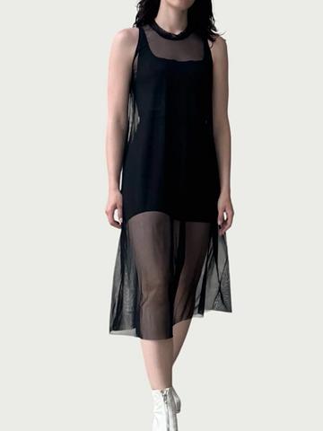 Mesh A-Frame Dress