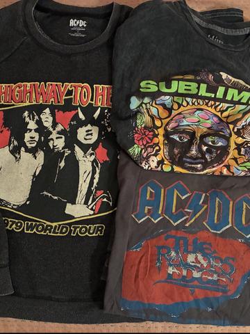 Band t-shirt + sweatshirt bundle