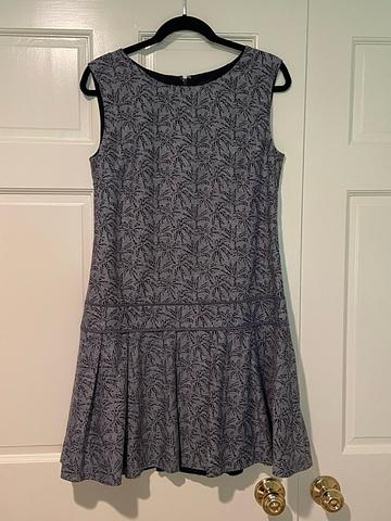 Sleeveless Drop-waist Dress