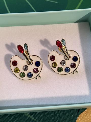 Palette earrings