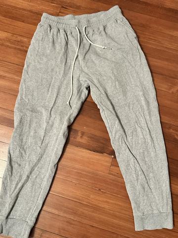 grey cotton sweatpants