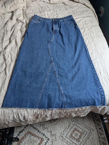 Liv Maxi Denim Skirt