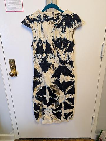 Bleach Dyed denim dress