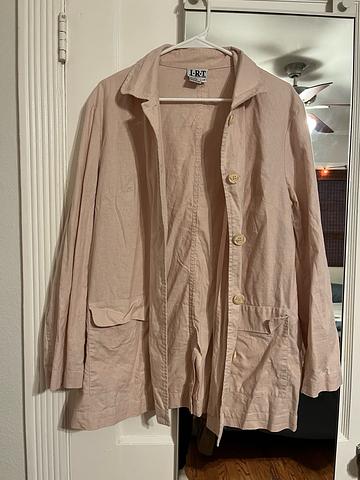 Linen chore coat