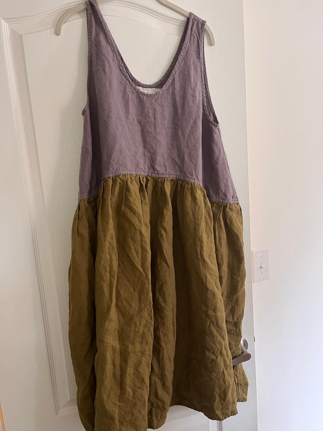 not perfect linen volume dress Not Perfect Linen - Volume Dress