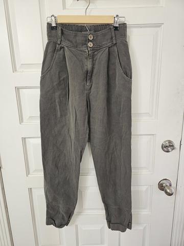 Cotton Linen Blend Trousers