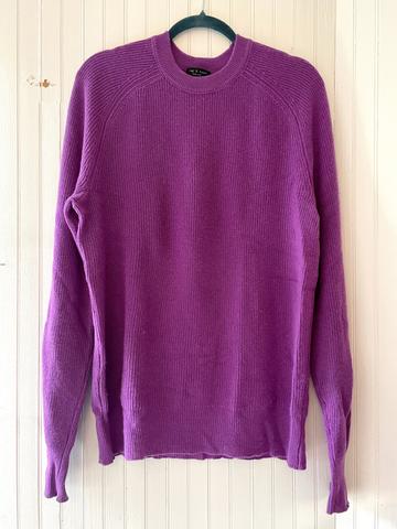 100% Cashmere Violet Sweater