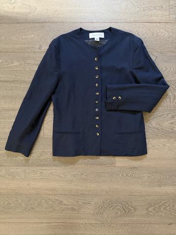 Button front blazer