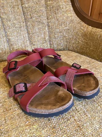 Birki’s Red sandals