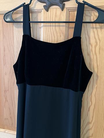 black full length dress