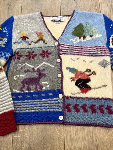 folk art sweater