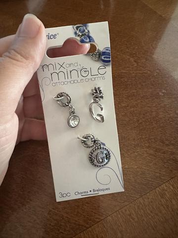 Metal Letter Charms