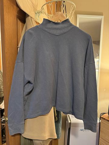 Mock neck shirt