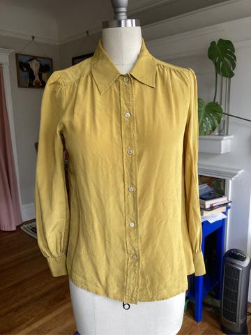 Silk Button Up Shirt