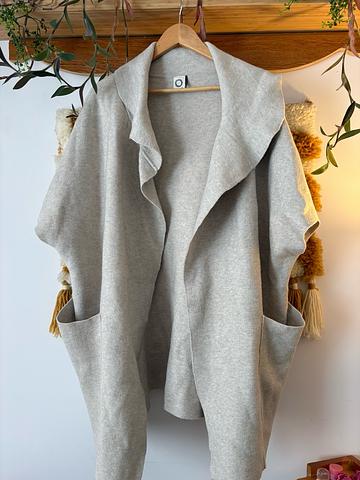Oversize cream cardigan/duster