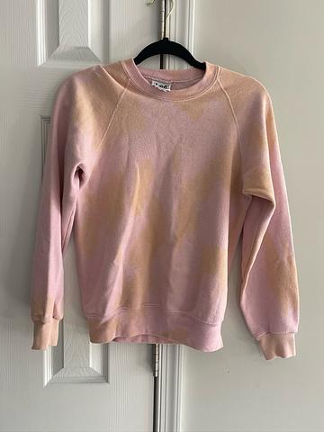 Vintage bleach dyed sweatshirt