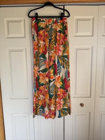 Colorful floral pants