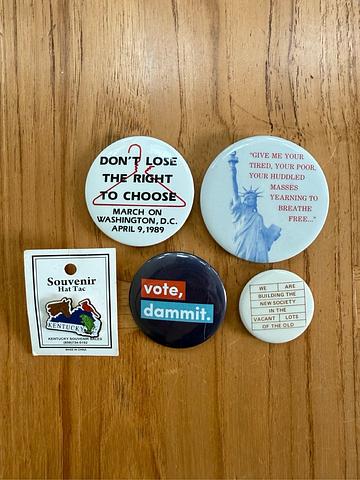 Protest Slogan Pins Bundle