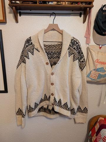 Vintage Cowichan-style  - Cardigan