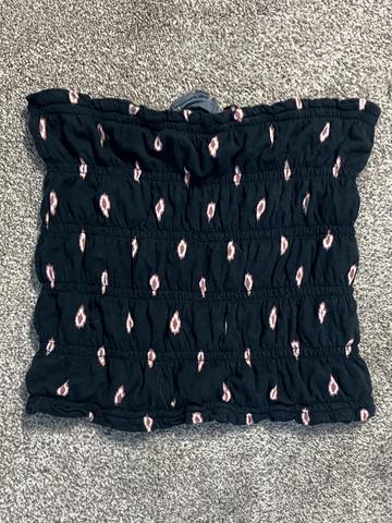 Anthropologie Smocked Tube Top