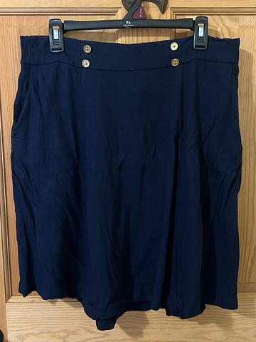 Navy skirt