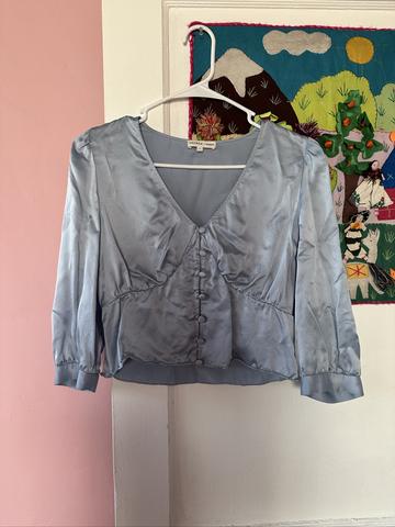 Silk princess top