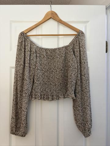 Paper Crane Floral Blouse