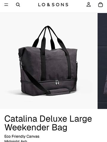 Lo &Sons Catalina Deluxe Large Weekender