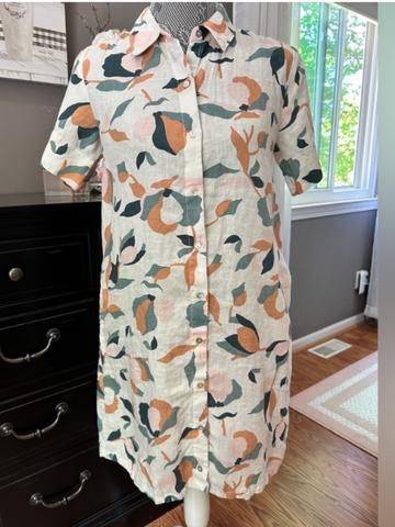 Linen Shirt Dress