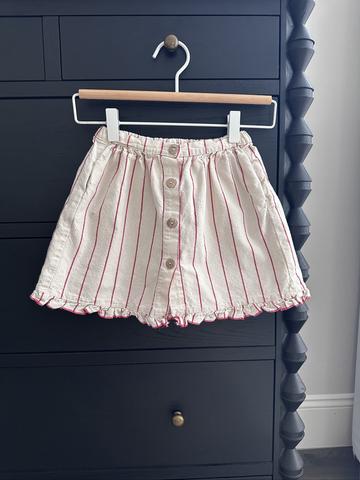 Striped Cotton Skirt