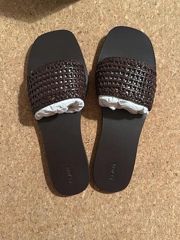 St. Agni Macrame Mesh Slide