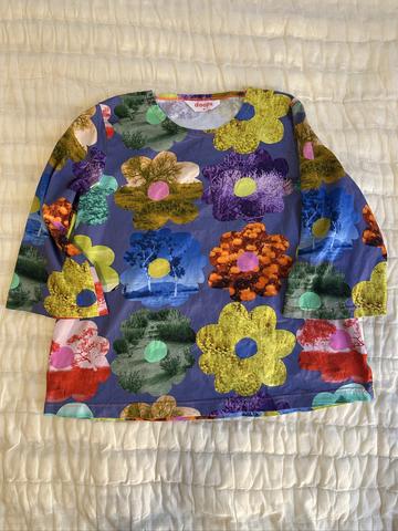 Electric Bloom Jersey Top