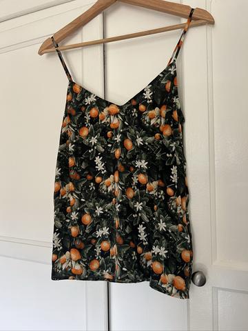 Silk tank top