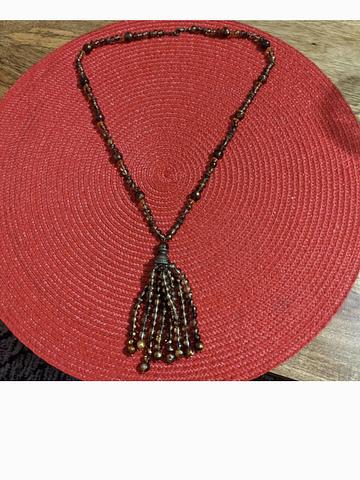 Beaded Fringe Necklace