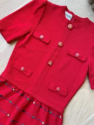 Adolfo Knit Dress