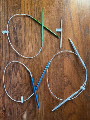 Circular Knitting Needles Set of 3