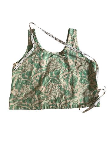 Tank in Camo Plant Floral