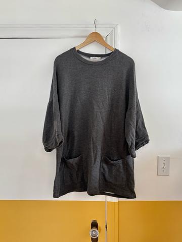 Bamboo fleece tunic top