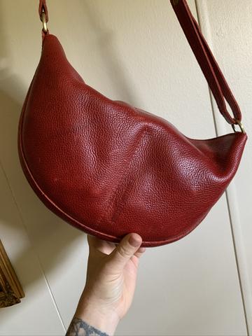 Portland leather large sling bag