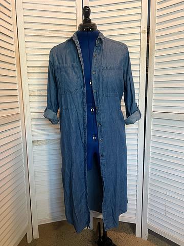 Denim Button Down Dress