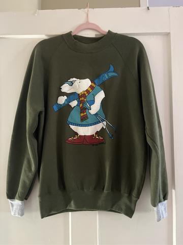 80s Puff Print Sweatshirt