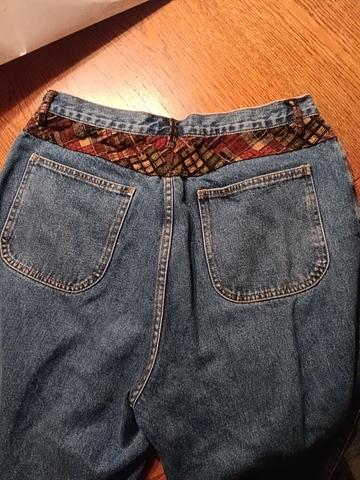 Plaid jeans